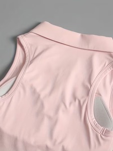 Women's Seamless Cross Back Sports <b>Bra</b> | Ribbed <b>Longline</b> Workout Crop Top | Nylon Spandex High Elasticity Gym Fitness Bralette - Product Image 4