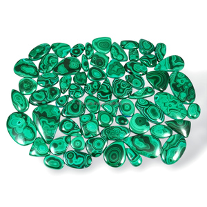 Natural Malachite Cabochon Green Loose Gemstone for Wire Wrapping Metalsmithing & Silver Jewelry Making Healing Crystal Flatback - Product Image 4