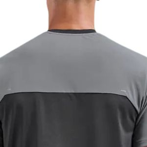 Men <b>Colour</b> Block Performance T-<b>Shirt</b> Breathable Quick Dry Sportswear Short Sleeve Fitness Training Gym Running Workout Active - Product Image 4