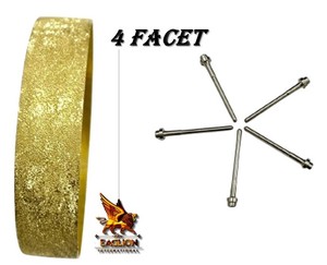 Jewelry Diamond Pneumatic 4 facet Diamond Dull Point Hammering Pin <b>Tool</b> for Gold Silver - Product Image 3