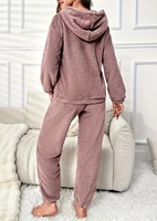 Ensemble sweat à capuche pour femme, hiver, molleton surdimensionné, manches longues, doublure confortable, décontracté, personnalisable sur le devant, tenues 2025