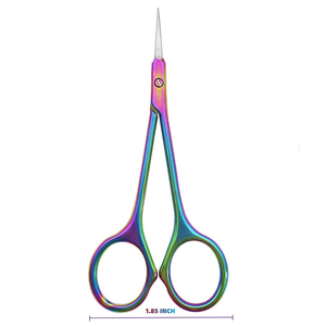 Ciseaux à ongles professionnels en acier inoxydable, noirs, droits, pour cuticules, haute précision, pour salons de beauté, vente en gros - Product Image 3