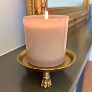 Support de bougie circulaire en laiton de qualité supérieure avec pieds en forme de patte d'animal, support décoratif pour table, pour la décoration intérieure de la maison, salle à manger et salon - Product Image 4