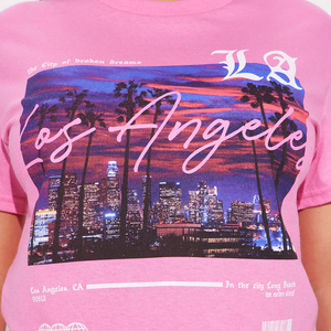 Camisetas Cortas de Estilo Clásico Oversize para Mujer, Transpirables, Estilo Urbano, Venta al por Mayor, Camisetas Casuales Holgadas para Mujer - Product Image 5