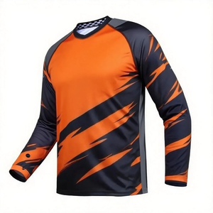 Jersey de Motocross Enduro Personalizado para Hombre, Transpirable, de Poliéster, con Impresión Digital, Ropa de Ciclismo OEM - Product Image 1