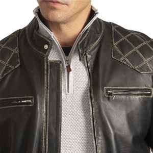 Chaqueta de Cuero Moderna y a la Moda 2026, Talla Adulto para Hombre, Diseño Sólido Disponible a un Precio Razonable - Product Image 6