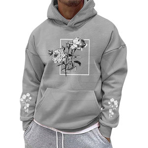 Sudaderas Extra Grandes para Hombre, Estilo Casual Urbano, Corte Holgado, Sudadera con Estampado Gráfico de Moda - Product Image 2