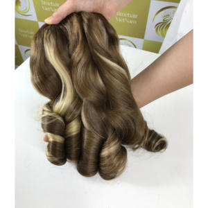Cabello virgen 100% vietnamita de doble punta para rizos voluminosos, colores personalizados, 22'', 24'', 26'', precio mayorista, pedido personalizado - Product Image 6