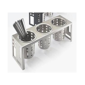Stainless Steel With multiple two or three compartment spoon holder made of metal stainless steel - Product Image 2