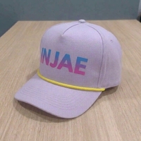 Casquette de baseball sportive personnalisée à 5 panneaux, logo personnalisé, OEM, ODM, marque privée, vente en gros, haute qualité, réglable, faible MOQ, production de casquettes