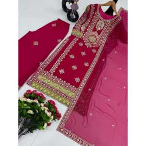 ชุดสูทปาร์ตี้สำหรับผู้หญิงดีไซน์เนอร์พร้อมก้นบนและ dupatta - Product Image 6