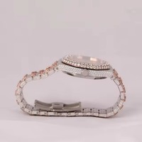 Montre chronographe pour homme, grand cadran, bracelet en cuir, résistante à l'eau, mouvement à quartz analogique-numérique, acier inoxydable