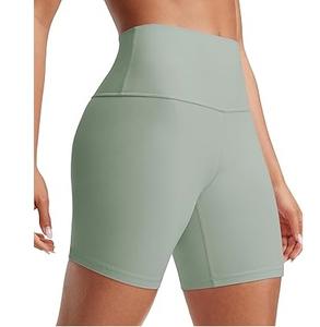 Shorts de Ciclismo de Color Sólido para Mujer, Sexy, Casuales, Cintura Elástica, Nylon, Ajustados, para Yoga, Estilo Blazer - Product Image 1