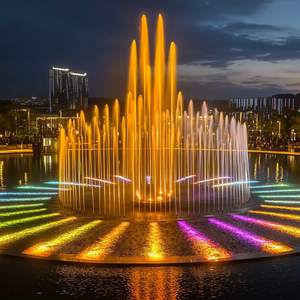 Fuente Grande para Estanques Horticlub con Luz LED, Música y Agua Danzante, Flotante para Parques y Hoteles al Aire Libre - Product Image 2