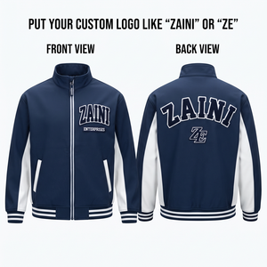 เสื้อแจ็คเก็ตซอฟต์เชลล์ ZAINI สำหรับผู้ชาย รุ่น Autumn 220 GSM พรีเมียม ระบายอากาศได้ดี เป็นมิตรกับสิ่งแวดล้อม ผลิตจากโพลีเอสเตอร์ผสมสแปนเด็กซ์ สีเทา แต่งสีแดงด้านหน้า - Product Image 1
