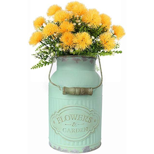 Made Of Galvanized Milk Can Home and Gardening Decorative <b>Plant</b> Tub Top Selling Custom Shape Indoor <b>Corner</b> <b>Plants</b> Pots - Product Image 6