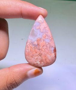 Cabujón de Ágata Algodón de Azúcar Natural de Alta Calidad, Gema Suelta para Joyería con Cambio de Color - Product Image 3