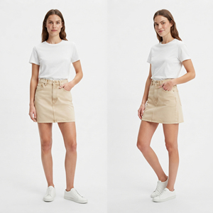 Women's Jeans High Waisted Denim Skirts Wholesale <b>Mini</b> Ladies Fashion Denim Jeans Skirts Women's American Denim Shorts - Product Image 1