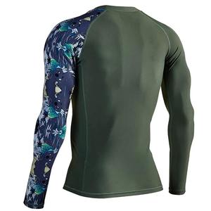 Rashguard MMA Homme Haute Qualité Personnalisable Respirant Écologique Anti-UV Dernier Design Manches Courtes Polyester/Nylon Séchage Rapide - Product Image 5