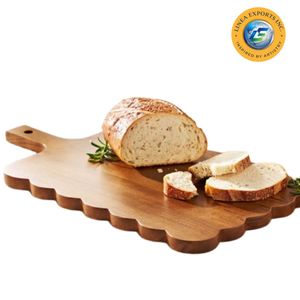 Wholesale Vintage Floral Print Acacia Wood Chopping Board Serving & Cutting Board for Catering and Hospitality - Product Image 2