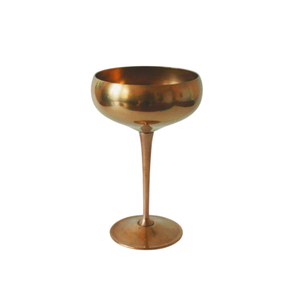 Pure Copper Hammered Wine <b>Goblet</b> Set Of 2 Champagne Glasses With Brass Stand For Barware & Hotel Tableware Gift Item On Sale - Product Image 6