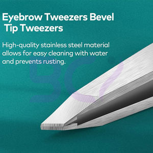 Pinzas para Cejas Ligeras, Duraderas, Totalmente Personalizables, de Alta Calidad, Portátiles, Nuevo Producto, Producto de Moda, Acabado Pulido - Product Image 5