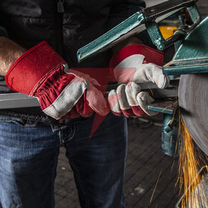 Guantes de Trabajo de Cuero Personalizados con su Propio Logotipo, con Puño de Seguridad, Resistentes a Cortes y Calor, Colores Personalizados en Venta - Product Image 6