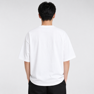Camiseta Oversize para Hombre, Material Transpirable, Diseño de Hombros Caídos y Corte Holgado para un Estilo Urbano Cómodo en Verano - Product Image 5