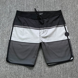 Men's Casual Solid Oxford <b>Fabric</b> Eco-Friendly Quick-Dry <b>4</b> <b>Way</b> <b>Stretch</b> Waterproof Swimming Shorts Breathable Mid-Waist Board - Product Image 2