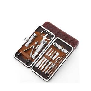 Kit de manucure luxueux 7 en 1 en acier inoxydable avec étui, pour adultes, ensemble portable - Product Image 3