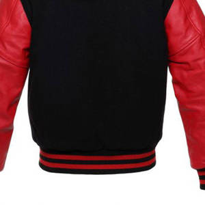 Blouson universitaire en toile pour homme, brodé, respirant, coupe ample, style baseball, idéal pour l'hiver, avec faible MOQ - Product Image 6