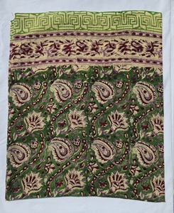 Hand Block Print Cotton <b>Sarong</b> Pareo, Beach Wrap for Women, Lightweight Boho <b>Bikini</b> Cover Up, Soft Skin Friendly Scarf - Product Image 3