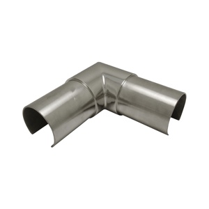 Hospital Stainless Steel Glass Railing 90 Degree Connector Elbow - Product Image 1