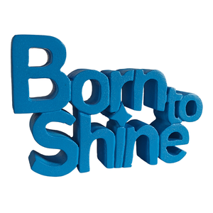 Born to Shine Motivational Wood Aesthetic Table Decorative Item for Home Study Desk or Office Table Decor Study Room Decor Items - Product Image 3