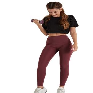 Leggings décontractés sur mesure en spandex pour femmes, taille mi-haute, respirants, vente en gros professionnelle FALCON SPORTS FS-7521, sans couture/avec coutures - Product Image 1