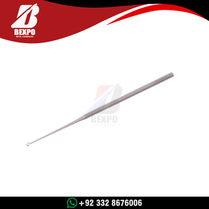 Curette manuelle Bexpo Buck Ear 5,34 pouces droite à bout émoussé en acier inoxydable, instrument chirurgical ORL, outil d'otologie de précision de haute qualité - Product Image 6