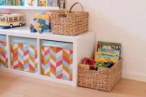 Cesta de Almacenamiento Redonda de Madera Moderna y Ecológica Decorasian, Multifuncional para la Sala de Estar - Product Image 2