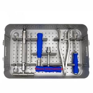 BISONS Juego Completo de Instrumentos Quirúrgicos Ortopédicos de Acero Inoxidable para Extracción Manual de Tornillos Rotos al por Mayor - Product Image 1