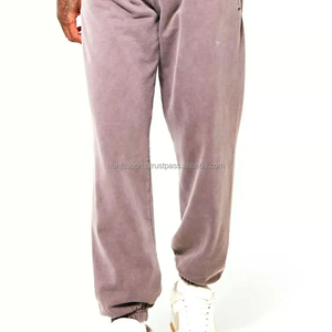 Chándal lavado con ácido personalizado de alta calidad, chándal Unisex, ropa de entrenamiento transpirable, ropa para correr, OEM, invierno, Sol desvanecido - Product Image 5