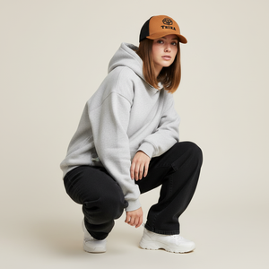 Gorra de Béisbol Personalizada 2026, Gorra de Béisbol Bordada con Logotipo Personalizado y Logotipo Bordado en 3D, Tela de Malla Naranja y Negra - Product Image 6