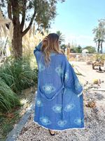 Peignoir en coton imprimé Yeux Maléfiques pour Femme et Homme, Serviette de Plage, de Sauna et de Maison, Séchage Rapide, Bonne Qualité, Bon Prix, Design Unique