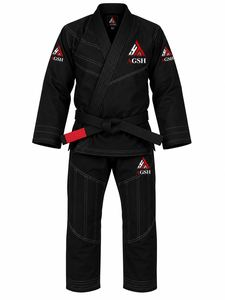Kimono de Jiu-Jitsu Brasileño Bolton Superior Personalizado, 450 g/m², Tejido Perlado, 100% Algodón, Duradero, Transpirable, con Logotipo Frontal - Product Image 4