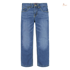 Service OEM, qualité supérieure, jeans en denim mi-légers et droits pour garçons, taille plus, design personnalisé, décontracté, 100% coton - Product Image 2