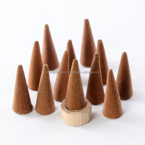 Natural Cone Incense <b>Candy</b> Scent Wood Material Aromatic Aromatherapy Deodorizing for Home Bathroom Bedroom Fall Spring - Product Image 1