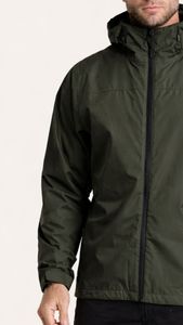 Chaqueta Cortavientos de Lona Personalizada de Alta Calidad para Hombre, Transpirable, Resistente al Viento, Informal, para Invierno - Product Image 6