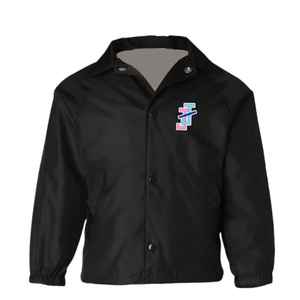 Chaqueta Cortavientos Informal para Niños, Marca Jack Jill Youth Line, Color Personalizado, Botones a Presión, Grosor Estándar, Transpirable, de Secado Rápido, de Lona - Product Image 1