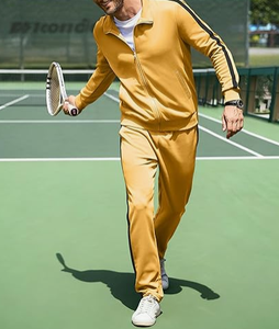 Chándal Deportivo para Hombre, Transpirable, con Capucha, Diseño Sólido, para Entrenamiento y Jogging, Impresión por Transferencia de Calor, 100% Algodón, Invierno - Product Image 4