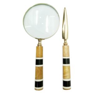 Artisanat indien Nouveau Design 2025 Loupe En Gros Bronze Couleur Bonne Qualité Antique Look Métal Vintage Design Eye Glass - Product Image 1