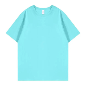 เสื้อยืดคอกลมแขนสั้นสีน้ำเงินล้วนสำหรับผู้ชาย ทรงปกติ สวมใส่สบาย เหมาะสำหรับแฟชั่นและใส่ในชีวิตประจำวัน - Product Image 6