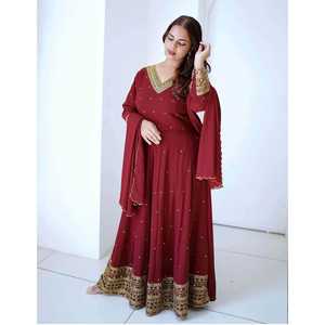 ชุดราตรีปักที่งดงาม-ชุดปาร์ตี้แสนสวย Pent and Dupatta พร้อมลำดับการทำงาน - Product Image 2